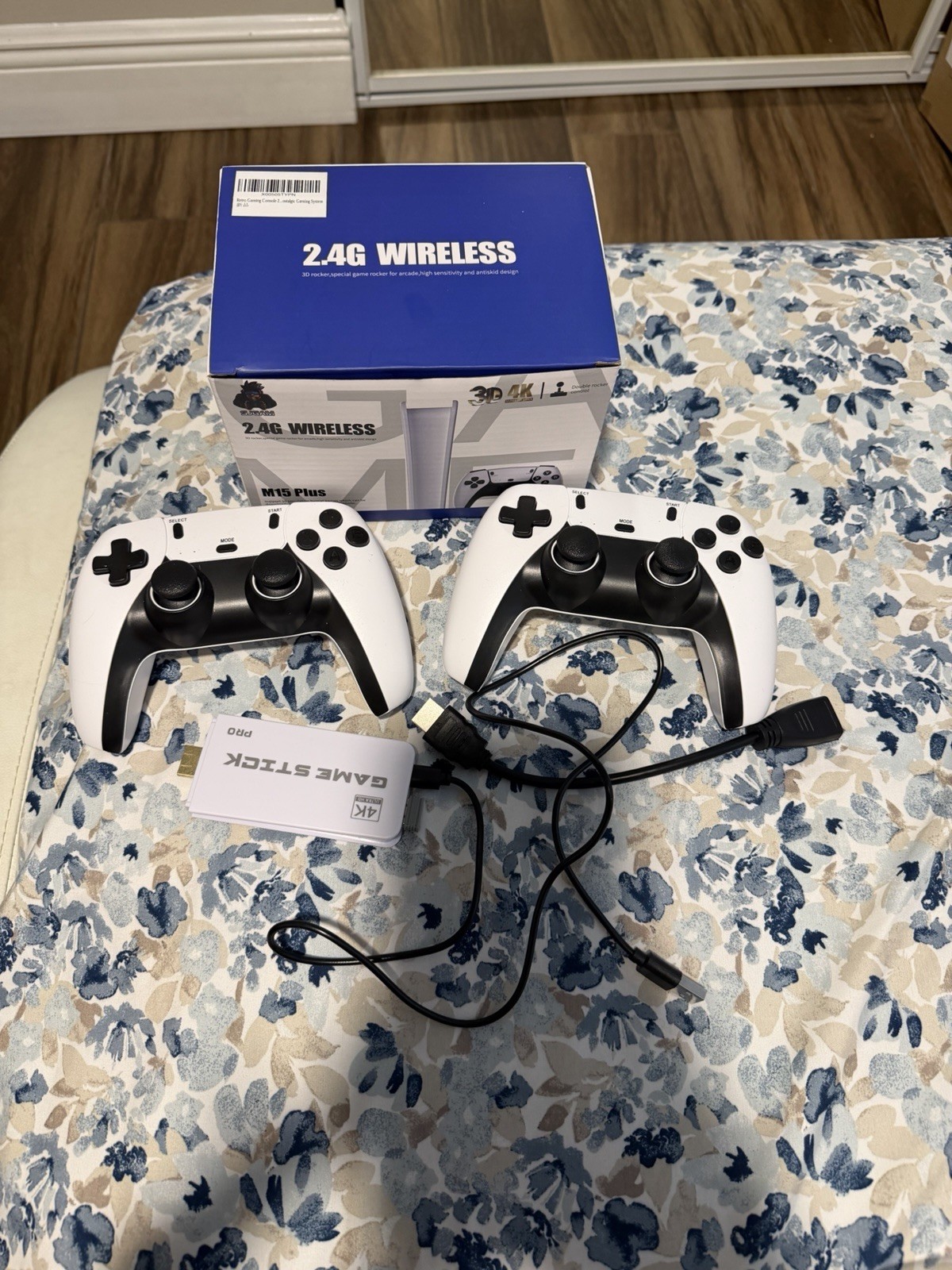 Retro Game Console 4K HDMI Wireless Controllers 2 Player Video Game System