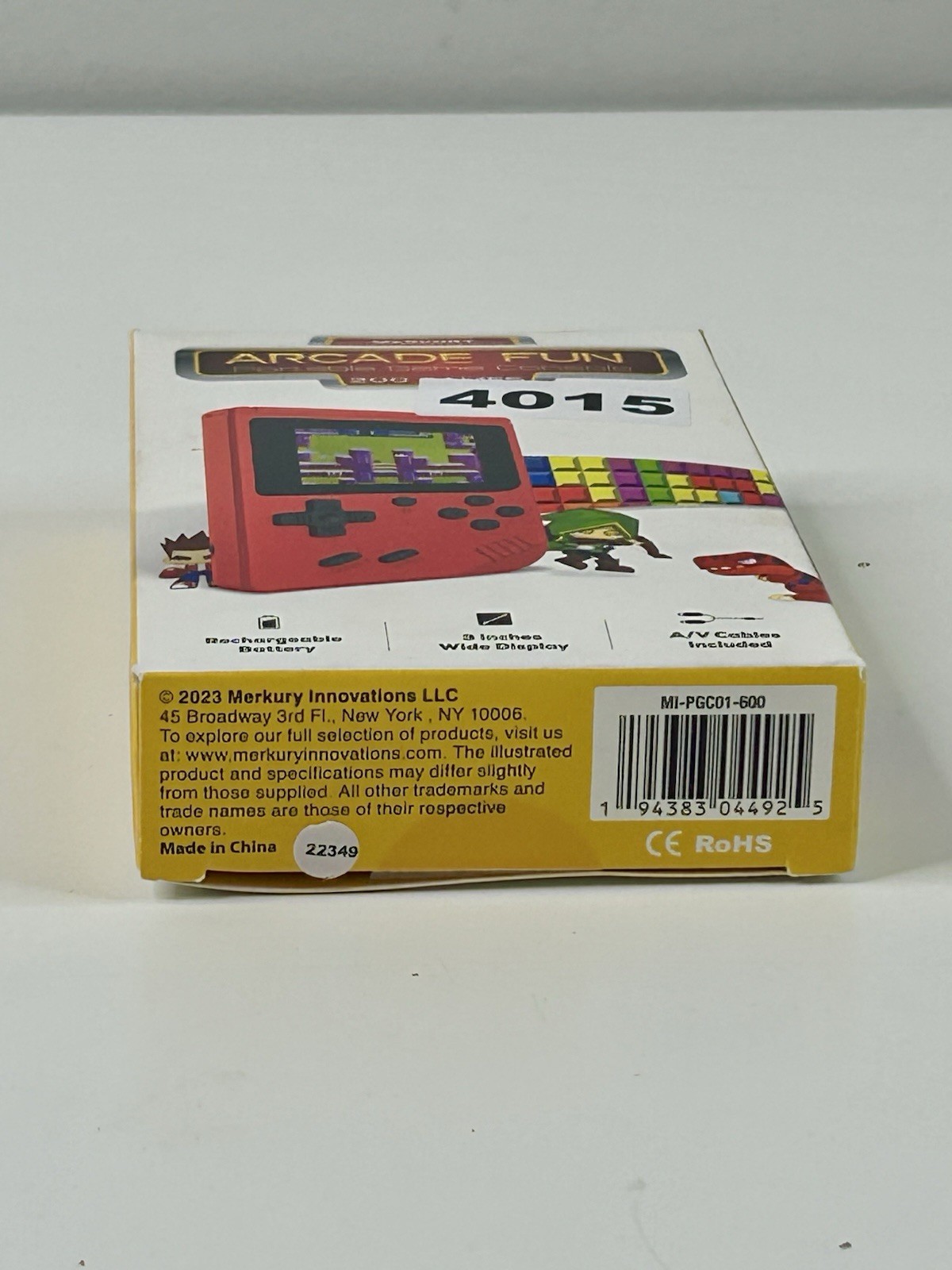 Merkury Innovations Arcade Fun Portable Gaming Console 200 Games New/Sealed