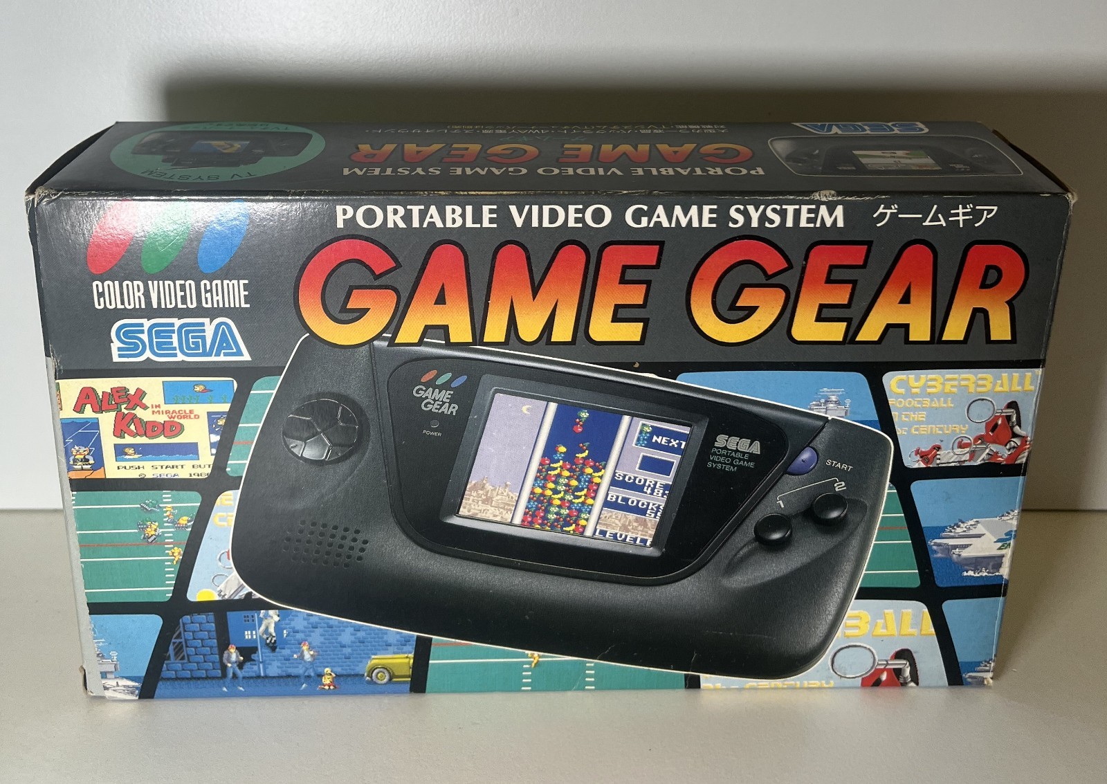 SEGA GAME GEAR HGG-3210 YELLOW EDITION NTSC-J REGION FREE CONSOLE
