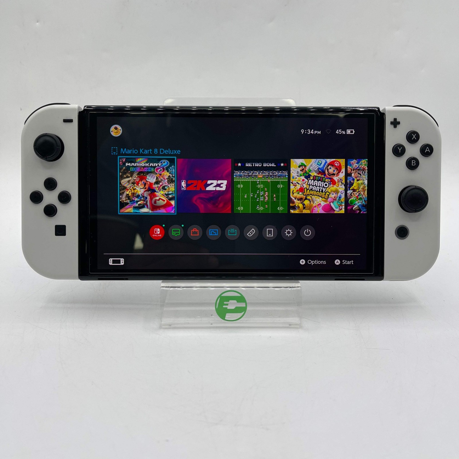 Nintendo Switch OLED Console Gaming System HEG-001 Arctic White