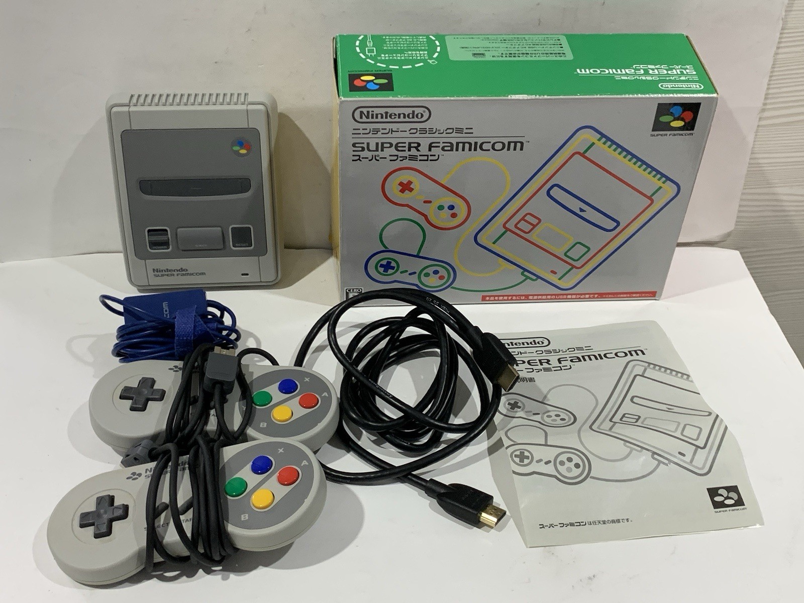 Nintendo Super Famicom Japanese ver SNES SFC Classic Mini Console Full Set