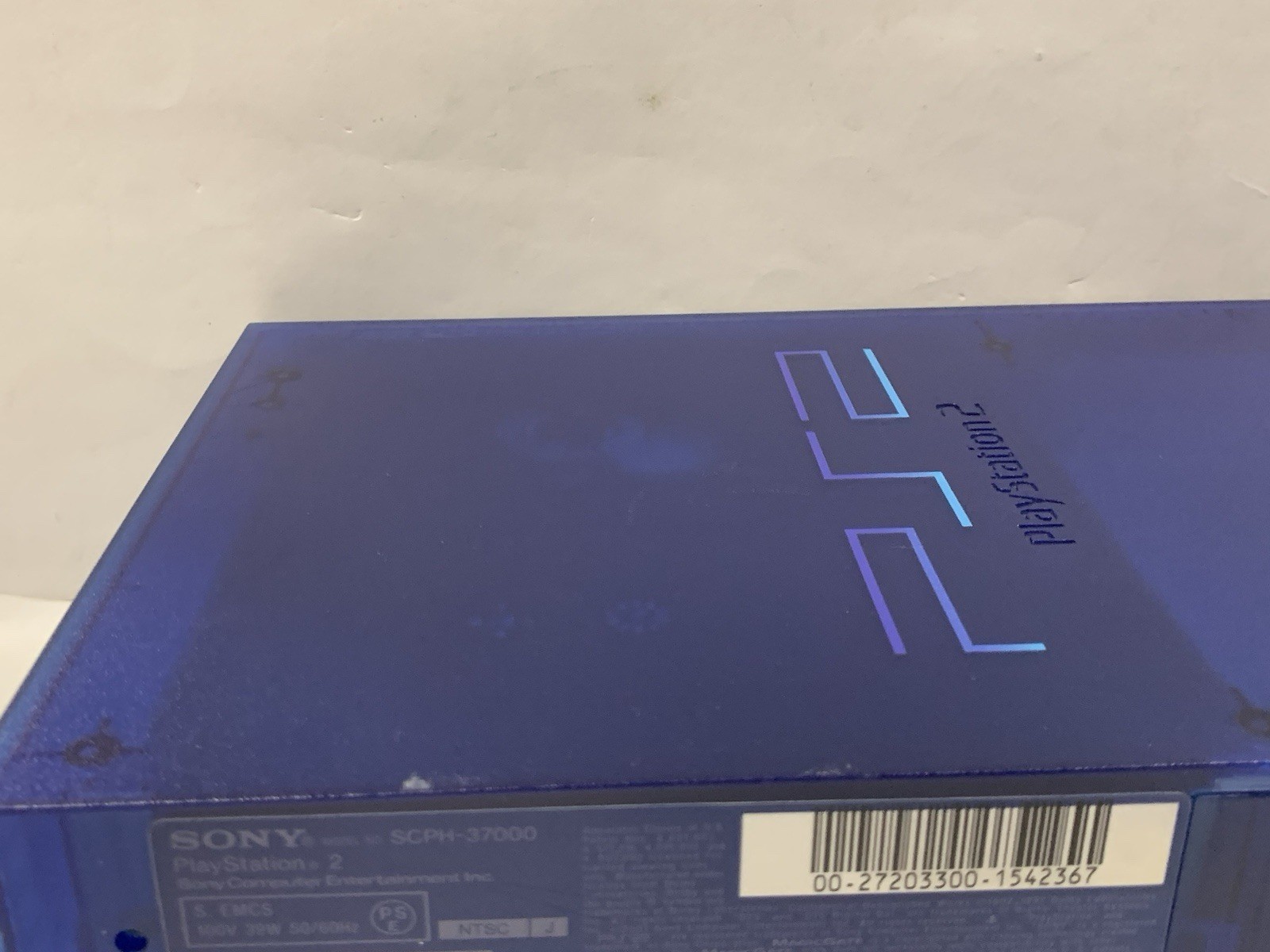 PlayStation PS2 SCPH-37000 Ocean Blue FAT CONSOLE JAPAN Working Excellent Kengo