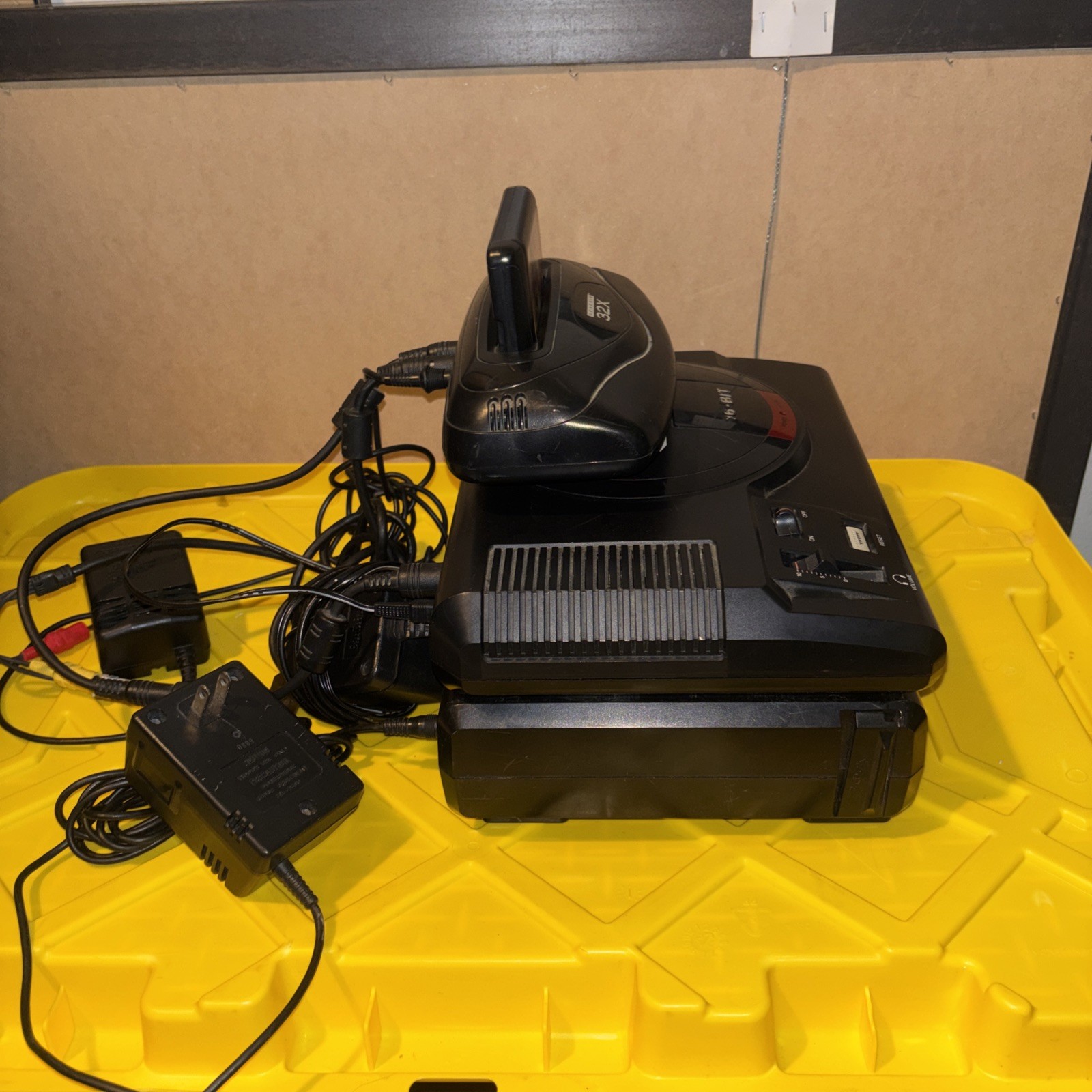 SEGA Genesis TOWER OF POWER: Sega CD Model 1 & 32X w/ Doom. 10 games