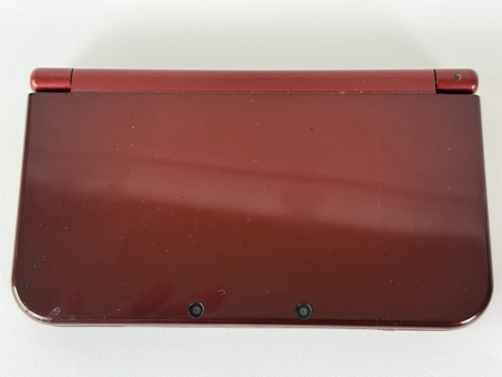 New Nintendo 3DS LL/XL – In English – Metallic Red – 64gb-w/new charger