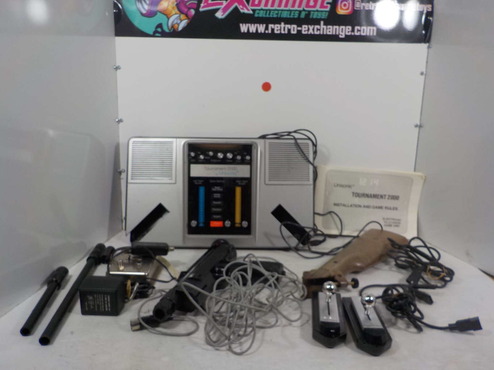 N A129 1977 Unisonic Tournament 1000 “Pong” Video Game Console Lot (Untested)