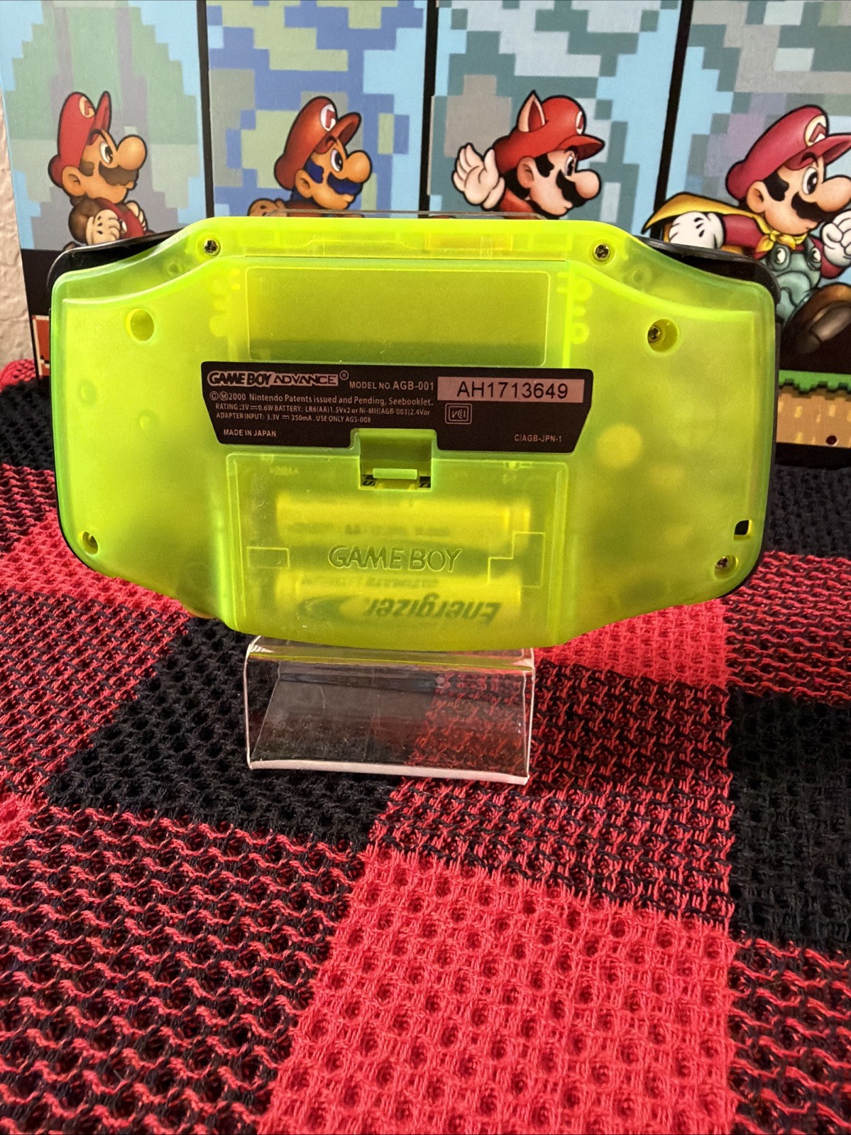 Nintendo Game Boy Advance Handheld – Electric Yellow – Upgraded IPS Screen