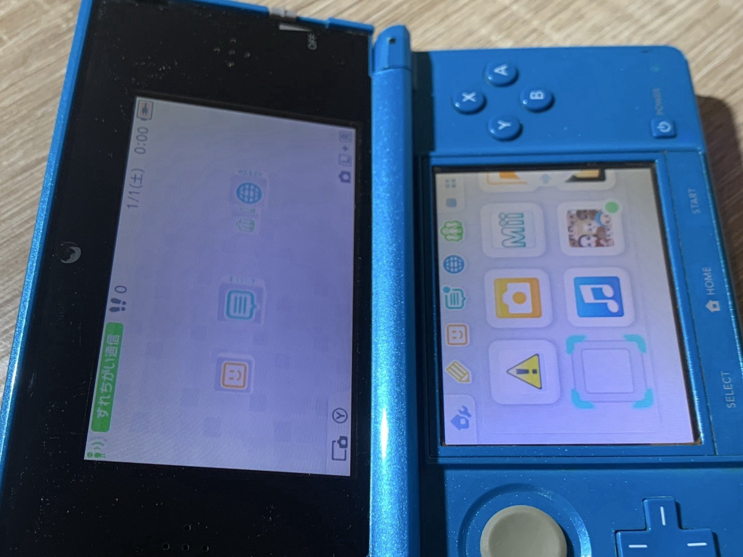 1457 Nintendo 3DS Light Blue Good TESTED