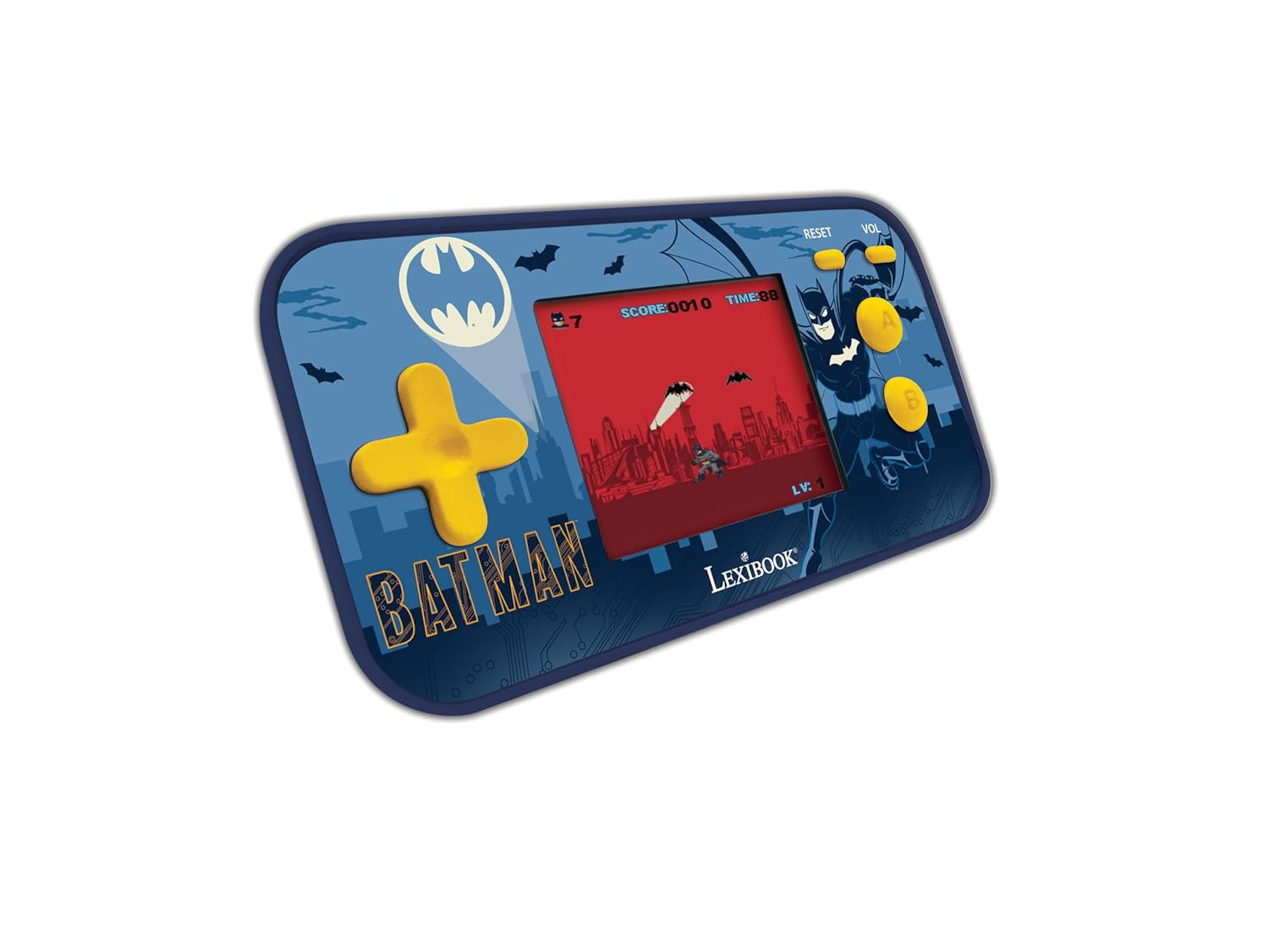 – Batman – Compact Cyber Arcade Portable Console, 150 Games, LCD Color Screen, B