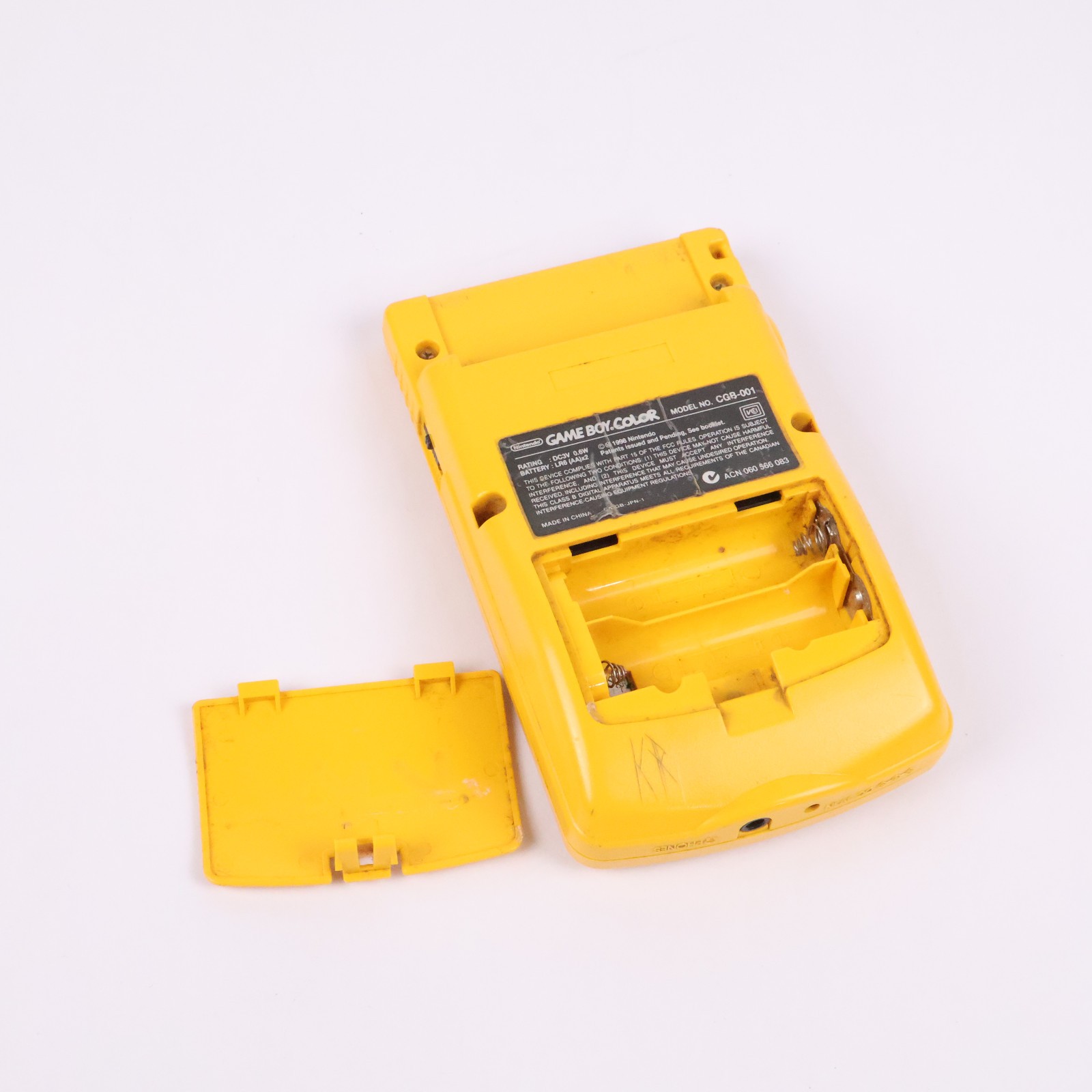 Nintendo Game Boy Color CGB-001 Dandelion Yellow OEM Handheld Console Tested