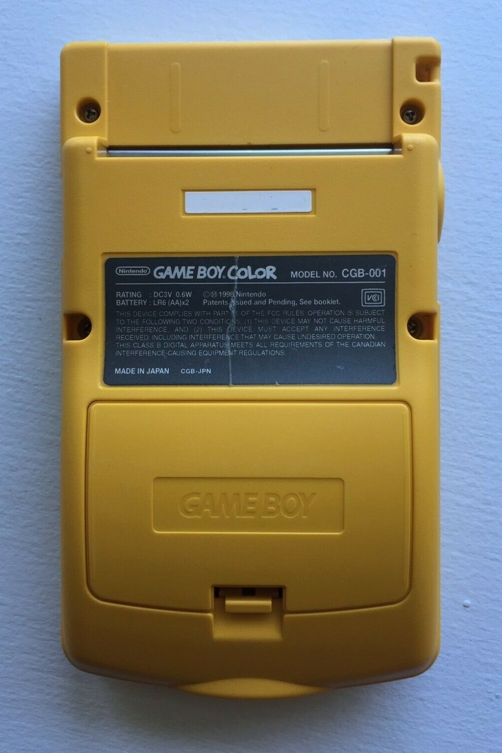 Nintendo Game Boy Color Dandelion Yellow GOOD CONDITION – 100% OEM Tested