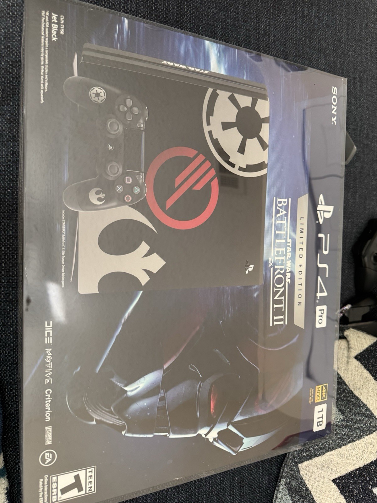 Sony PlayStation 4 Pro STAR WARS: Battlefront II Limited Edition Bundle, 1TB,…