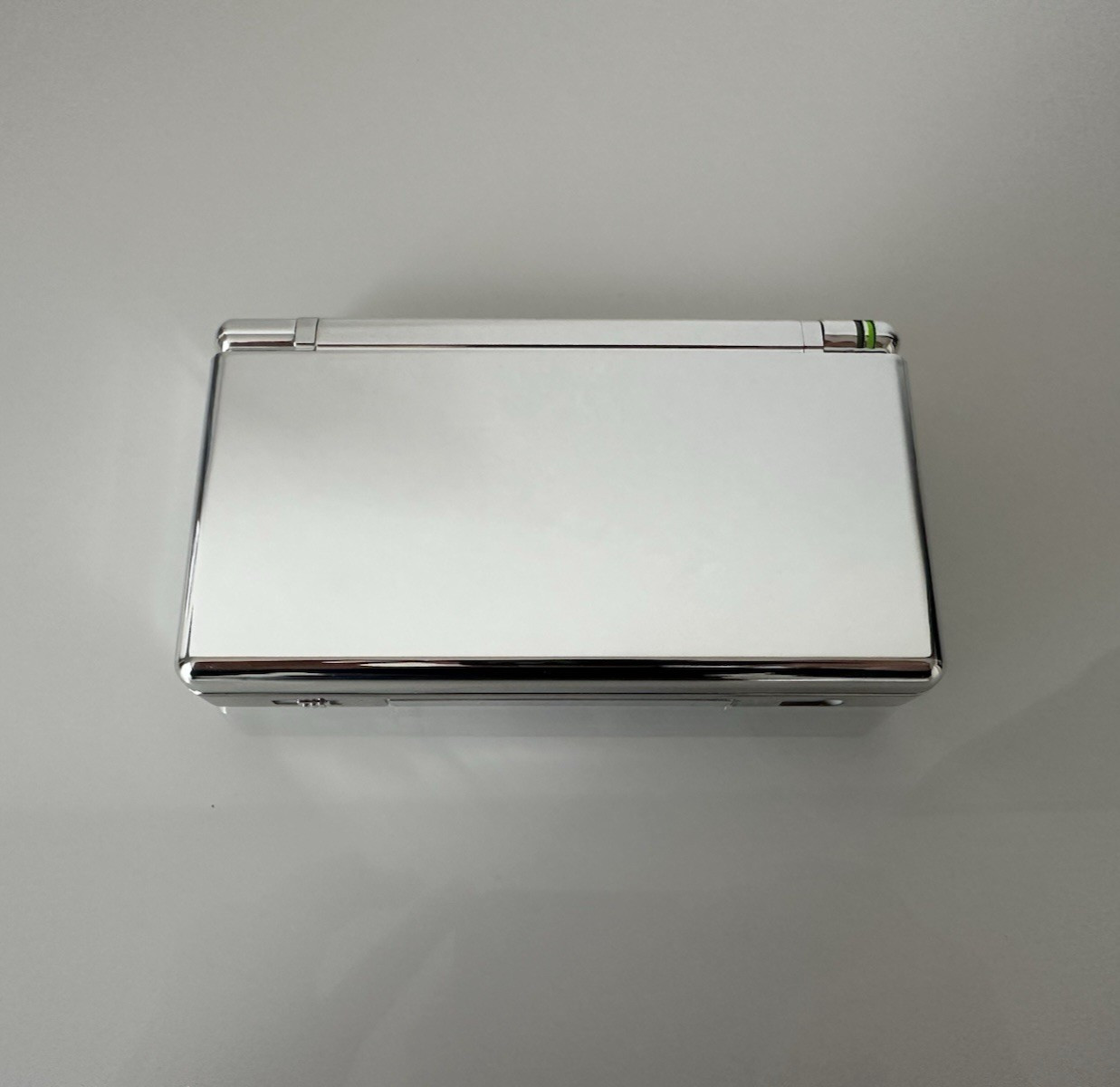 Nintendo DS Lite Custom Silver Chrome 100% Working Charger Included
