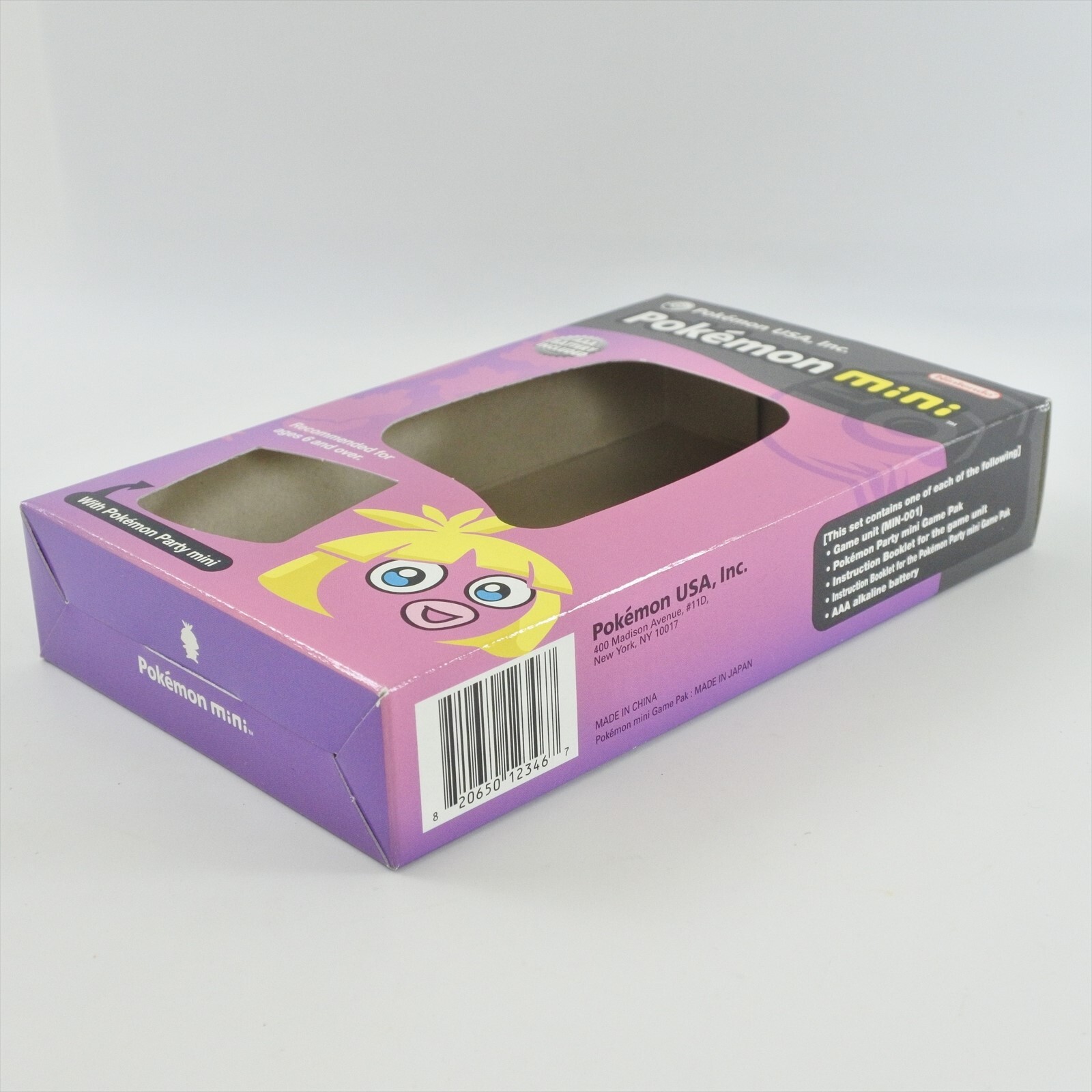 Pokemon Mini SMOOCHUM PURPLE Console MIN-001 US Version Boxed 1817 Nintendo