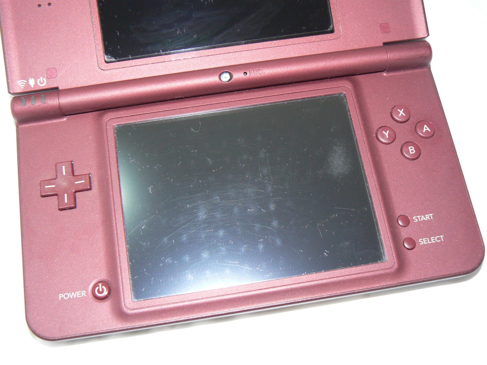 Nintendo DSi LL XL DS Burgundy Wine Red Console Used Tested NTSC-J