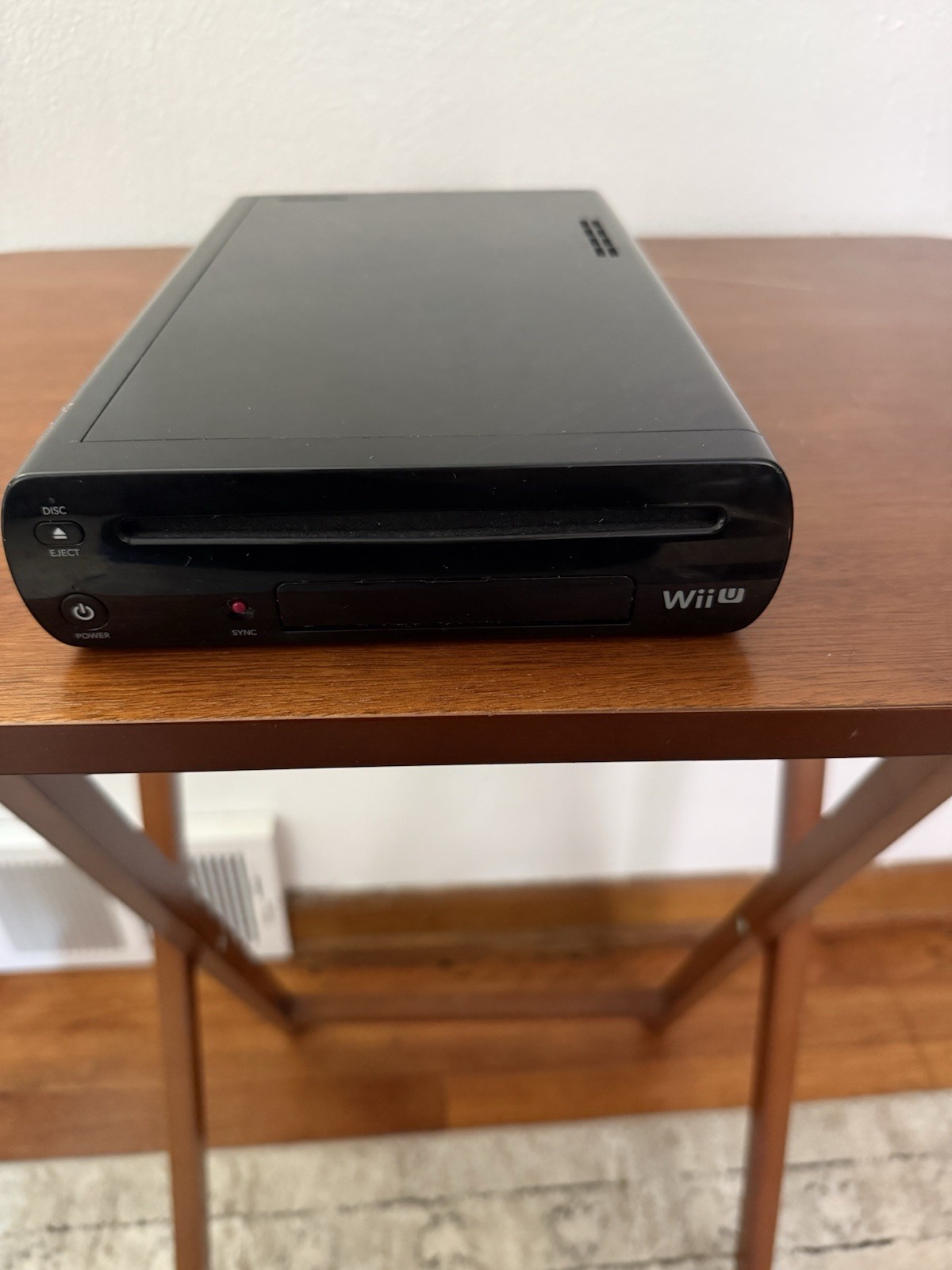 Nintendo Wii U WUP-101(02) Black Home Console only 32GB Tested! With Cables