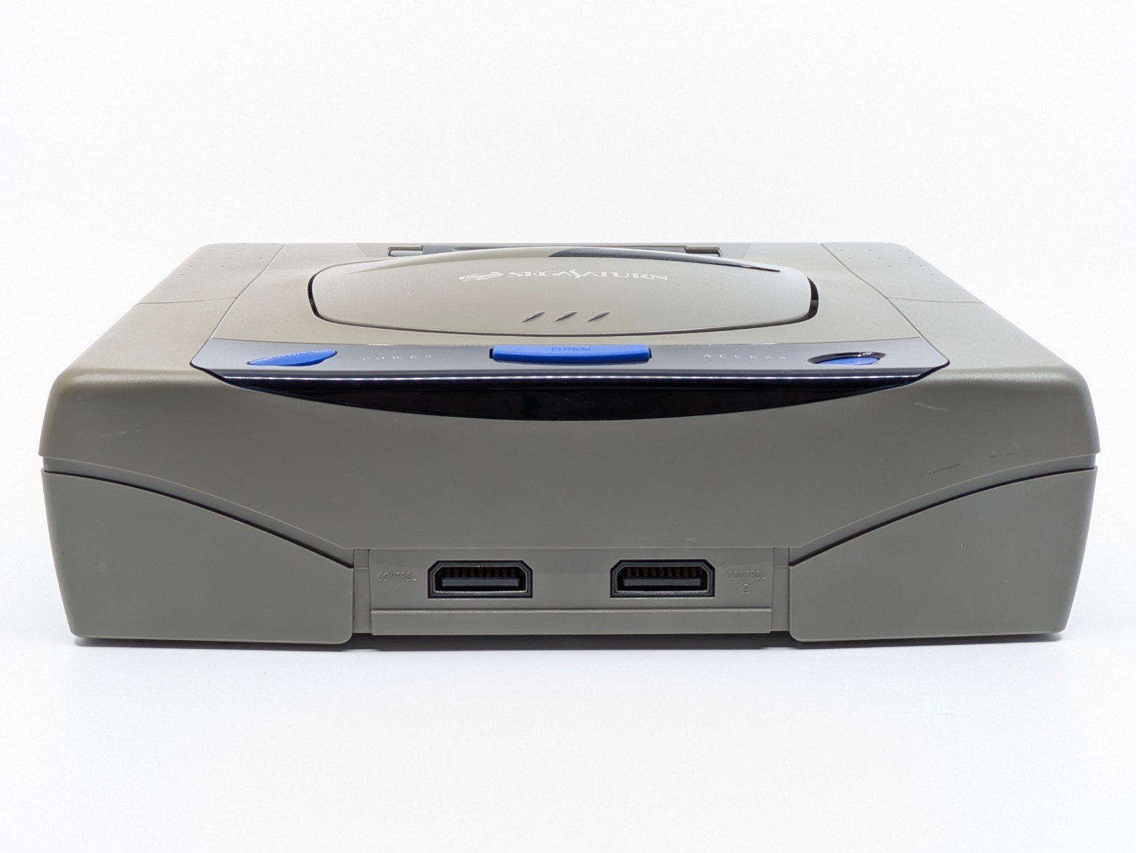 Sega Saturn HST-3200 Gray Console Complete Set Tested Japan NTSC-J