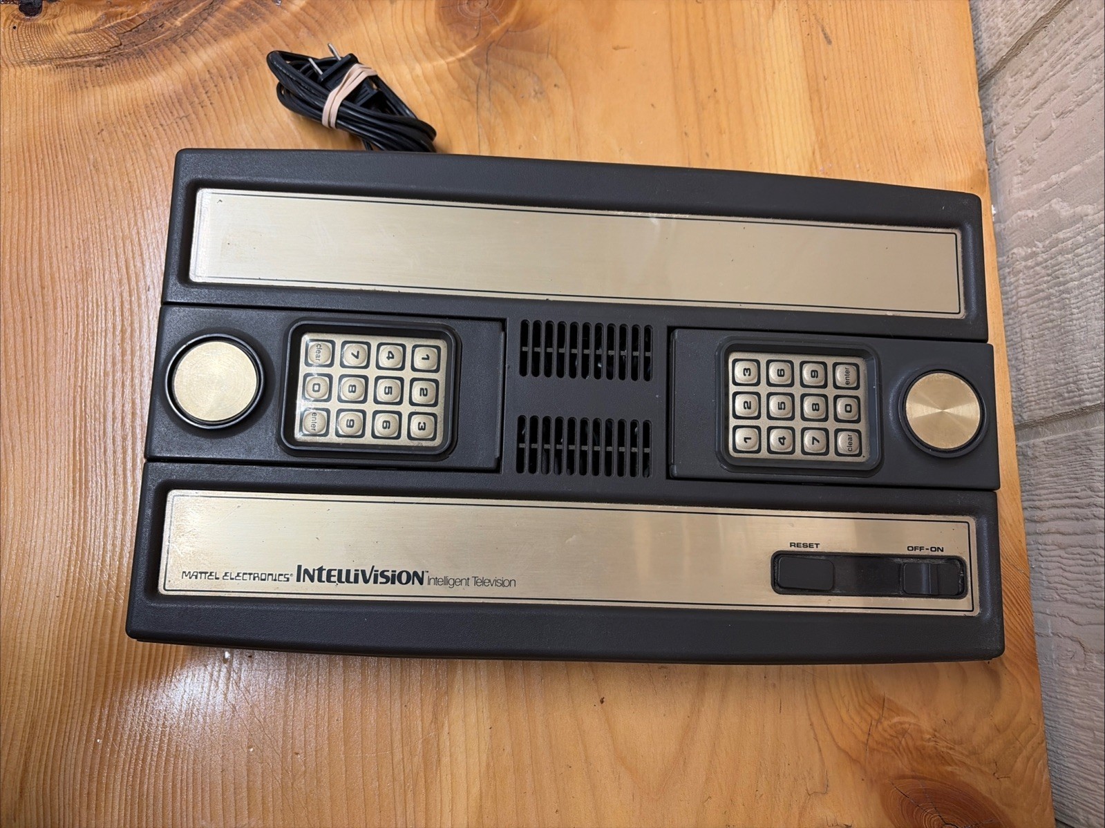 Mattel Electronics Intellivision 1979 Vintage Video Game Console 2609 Untested