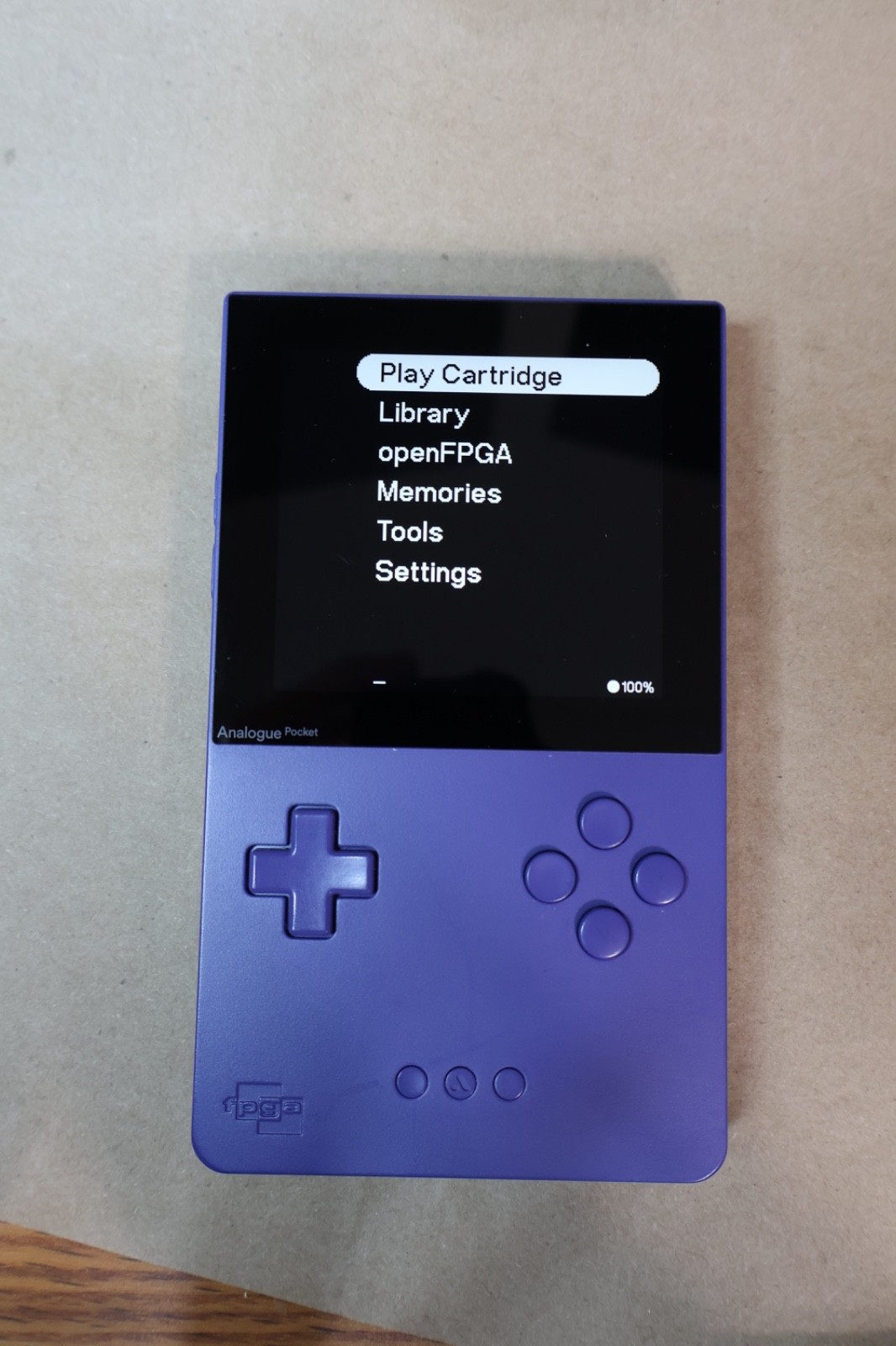Analogue Pocket Limited Edition Indigo – Console and Charge Cable Only