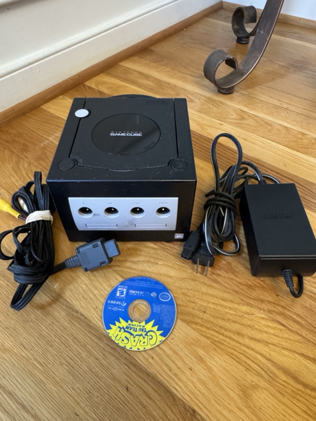 Nintendo GameCube DOL 101 Black Console & Cords Only