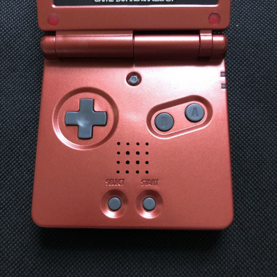 Nintendo Gameboy Advance SP Flame Red AGS-001 Refurbished + Charger
