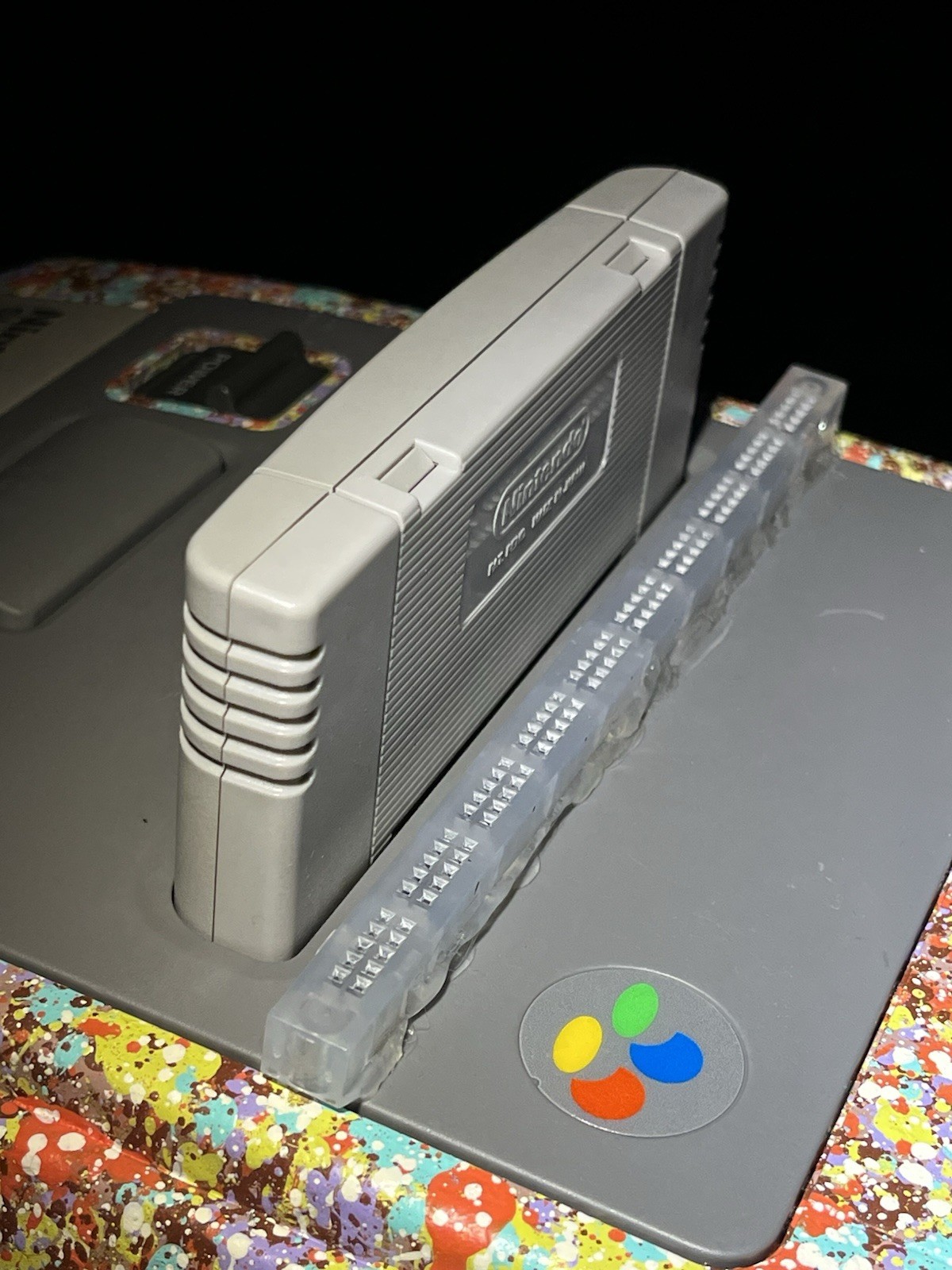 Custom SFC (Circuit Bent) video art glitch console only synth super famicom bend