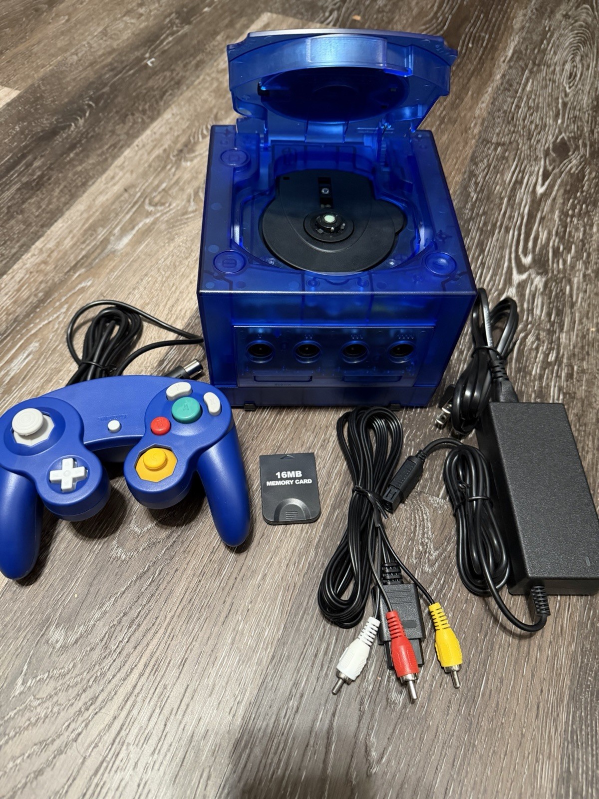🔥 Nintendo GameCube – Translucent Navy Blue, Recapped, Bundle ‼️