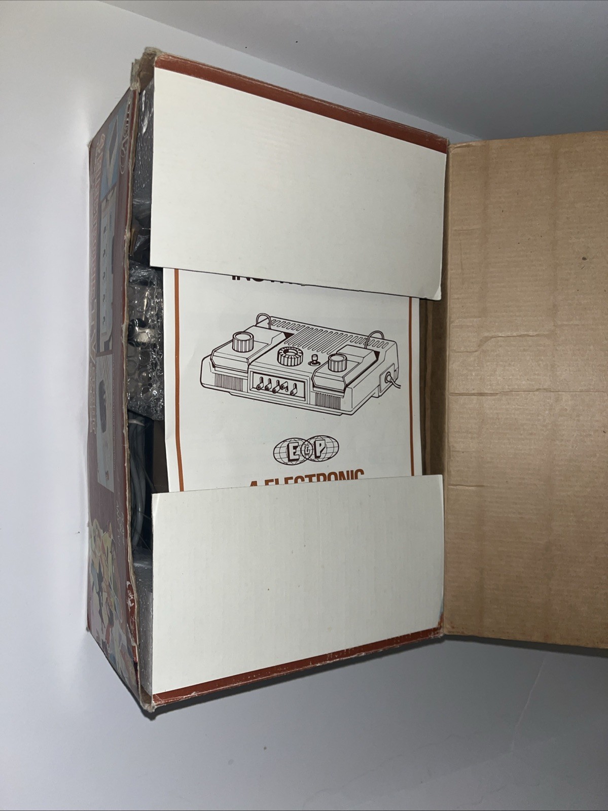 E&P EP800 Sharp Magnavox 4 Sports Electronic Video Games 1977 Manual Box