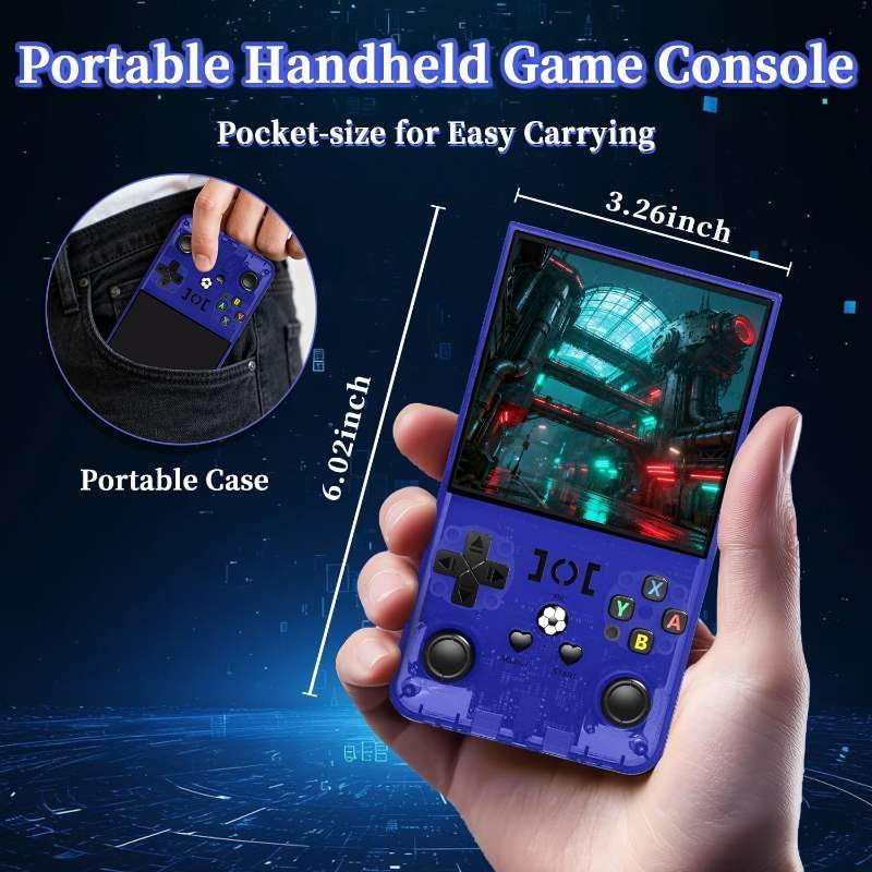 2025 New Upgrade R36MAX Retro Handheld Game Console with 64G Built-In 18000+ Cla