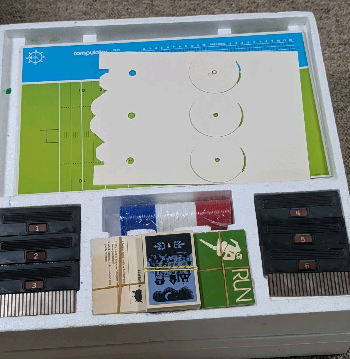 Magnavox Odyssey Console 1TL200 Original Box Overalys Chips Untested PARTS 1972