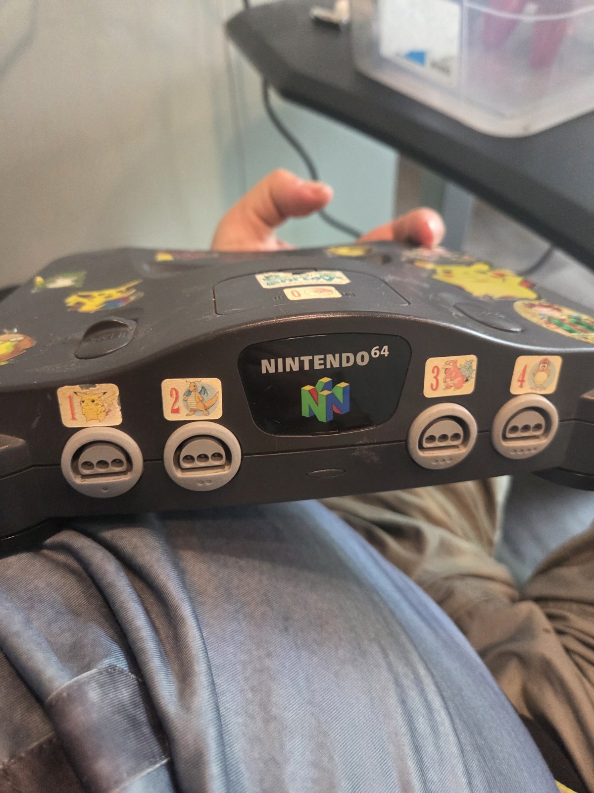 Nintendo 64 N64 Black Console NUS-001 JPN Tested 4 Games 2 Controllers & Cables
