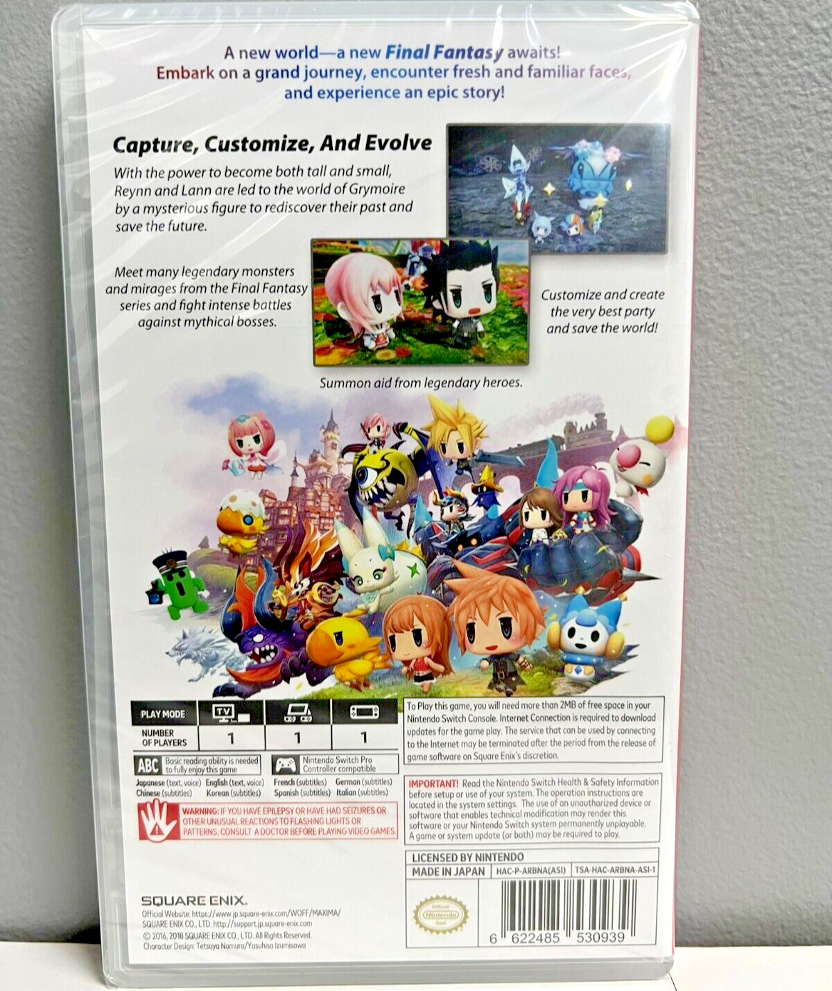World of Final Fantasy Maxima & Final Fantasy IX Switch Brand New Special Bundle