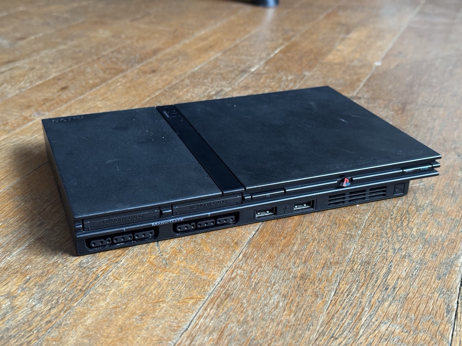 Lot of two Sony Playstation 2 Slim Consoles PARTS OR REPAIR