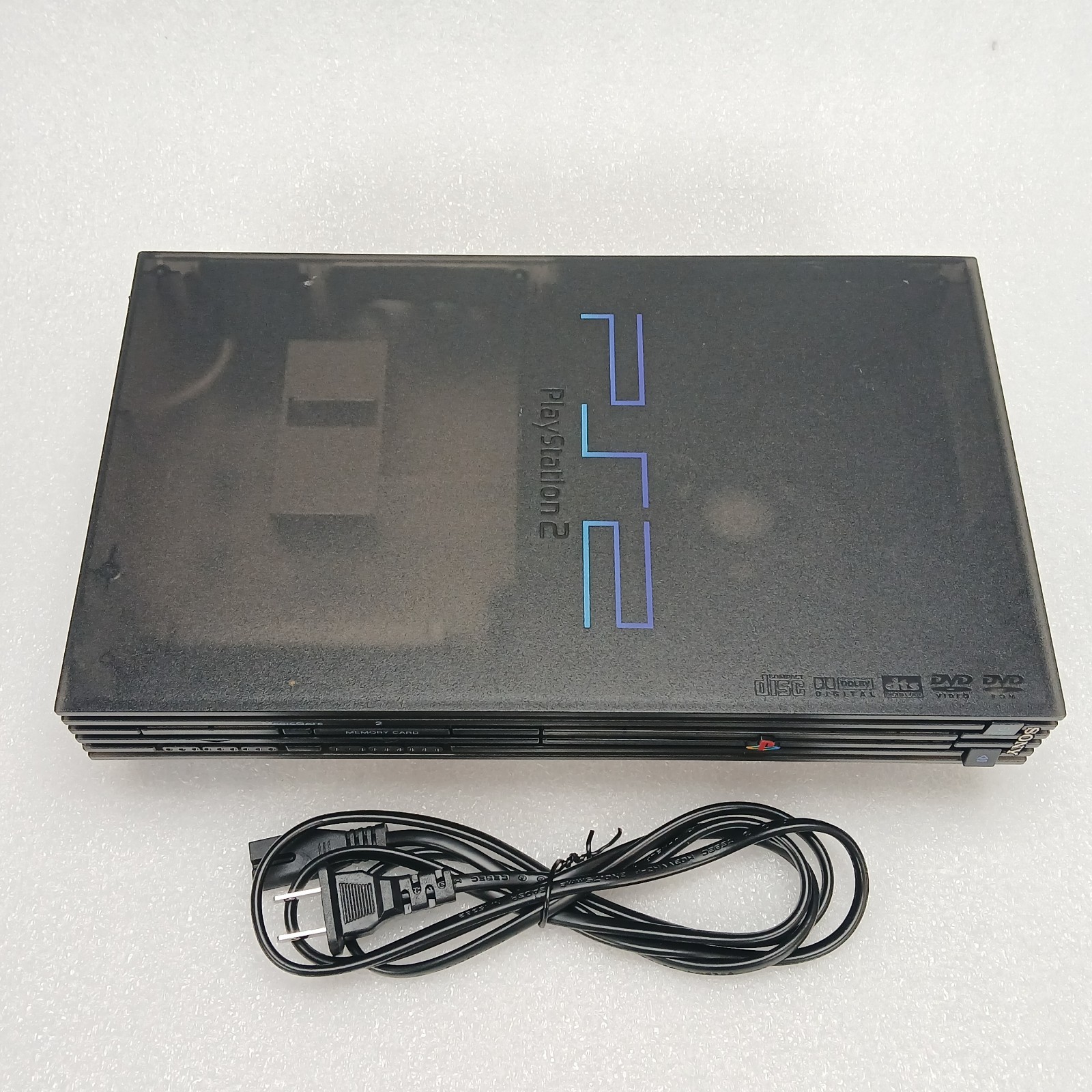 USA Region Fat PS2 Clear Zen Black Console Sony PlayStation 2 SCPH-37000 39001