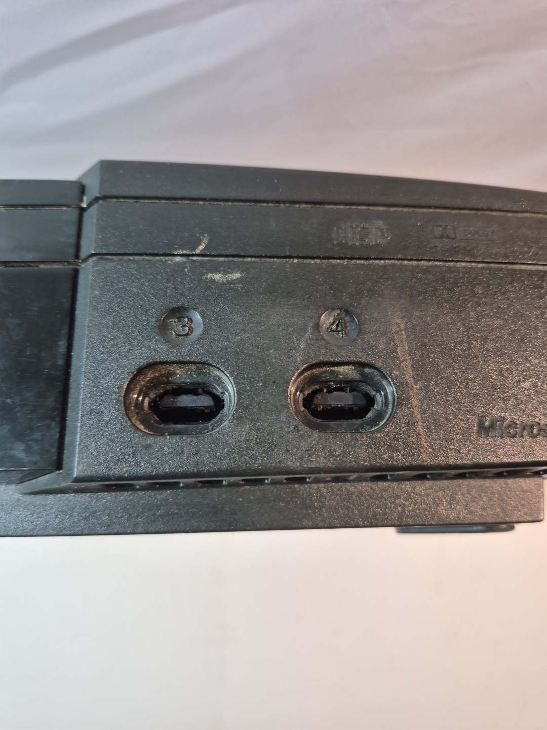 Original Xbox Console Only For Parts Or Repair Tray Sticks Yellow Light Blinks