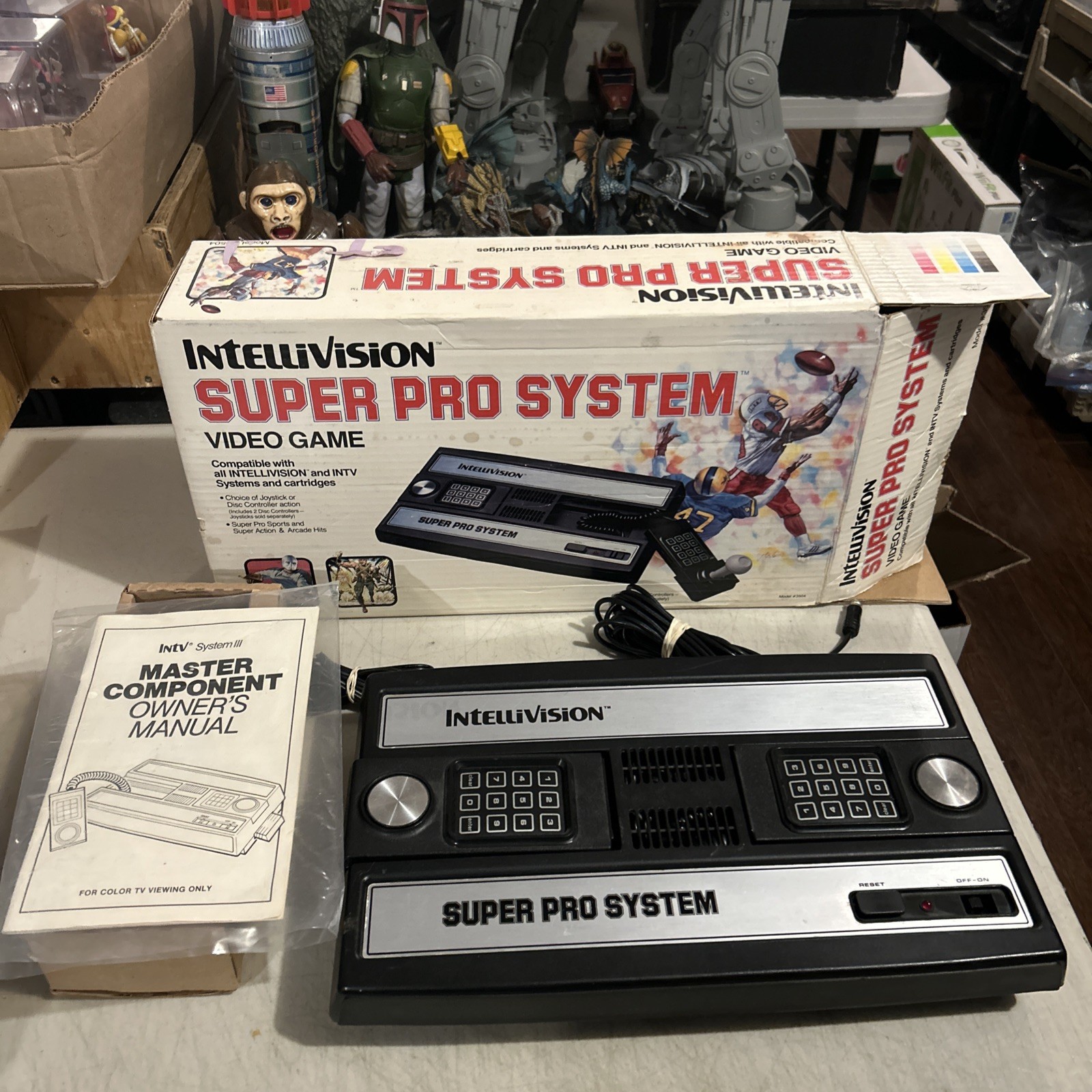 Intelllivision Super Pro System Console & Box Untested Incomplete Read As Is