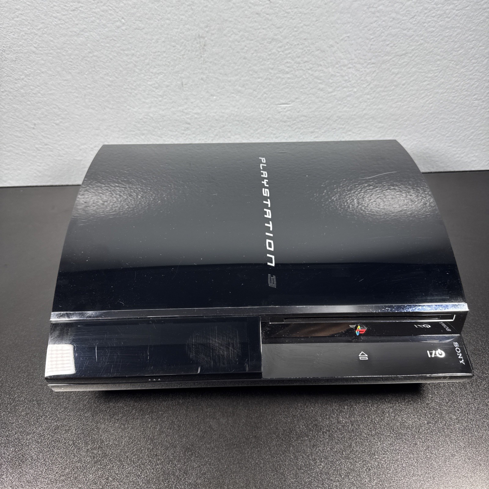 FPOR!! Sony PlayStation 3 Fat PS3 80GB Black Console Gaming System CECHE01