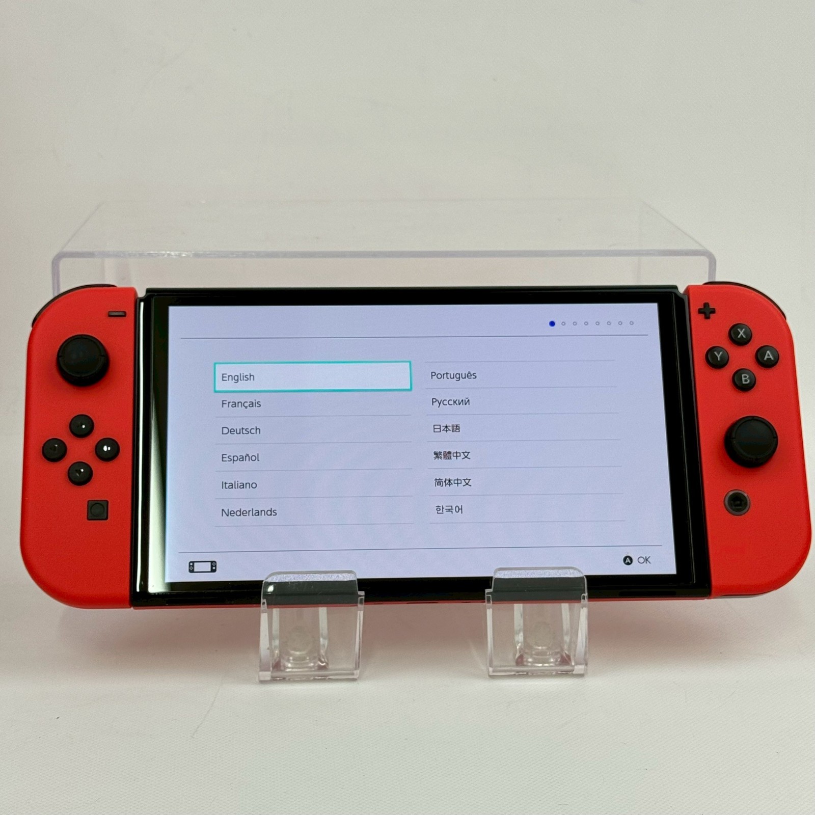 Nintendo Switch 64GB OLED Mario Red Console Boxed Region Free 1Day Ship 117