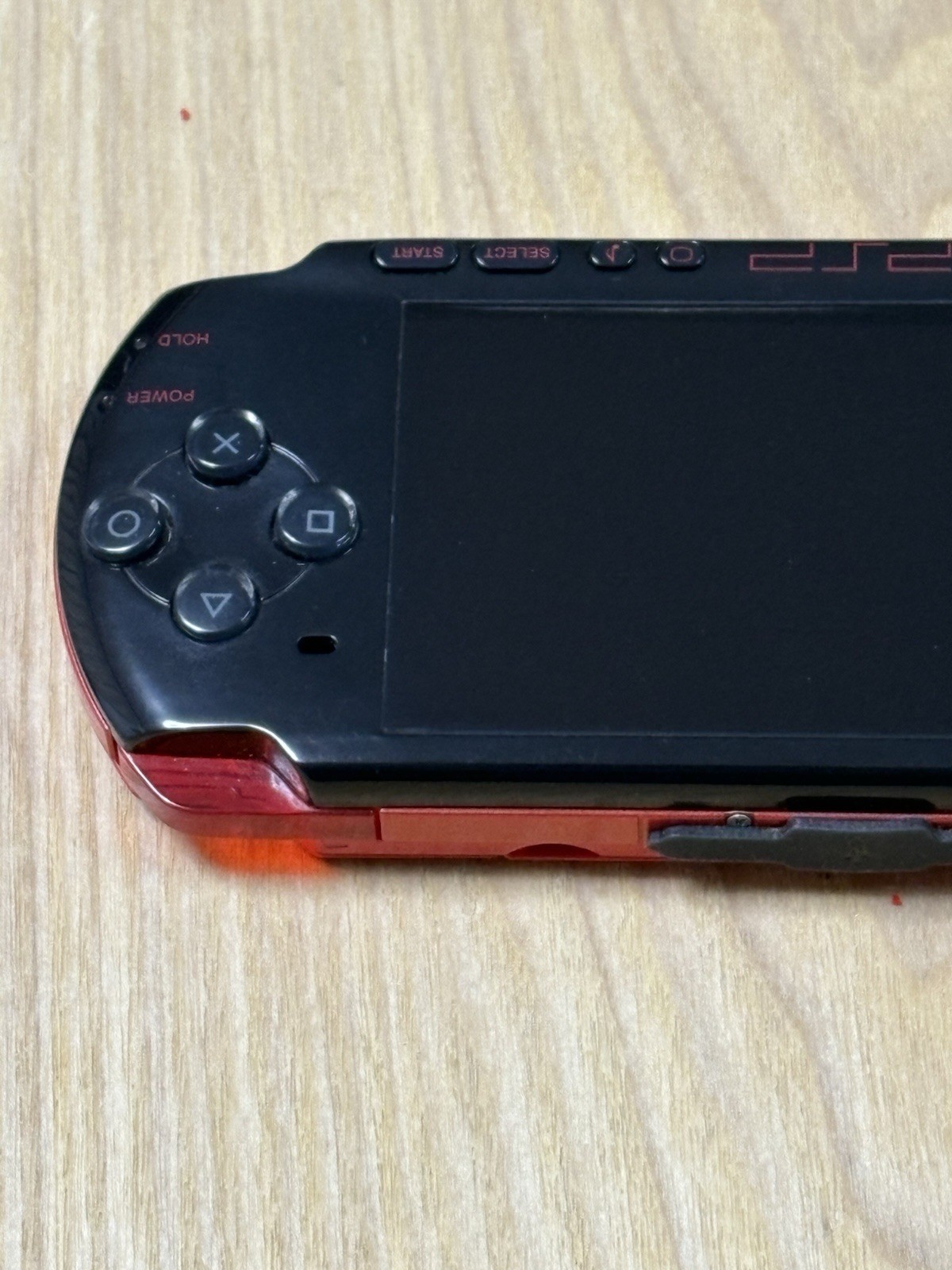 Sony PSP 3000 Black Red Console Only Japanese Version Tested Working