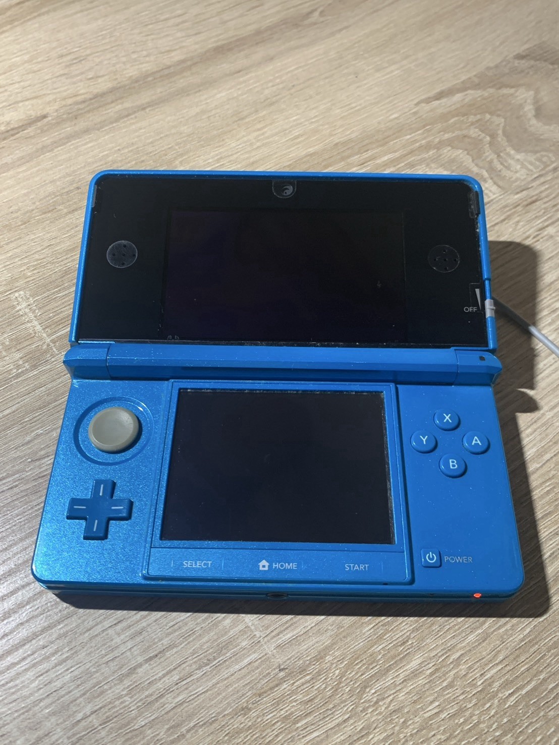 1923 Nintendo 3DS Light Blue For Parts