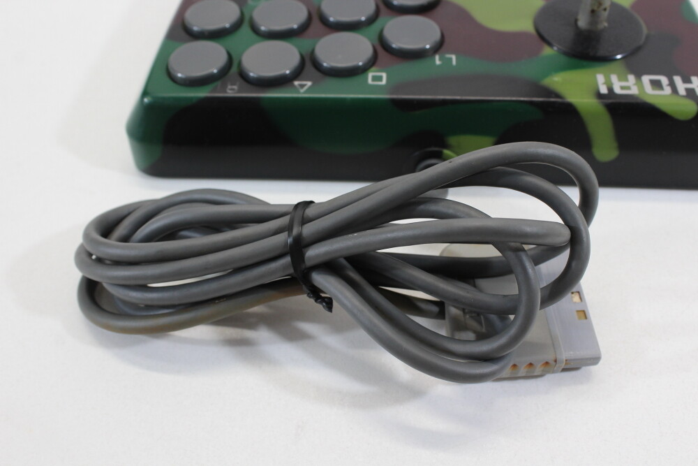 Hori Compact Joystick Meisai Controller HPS-47 Camouflage Rust PlayStation PS2