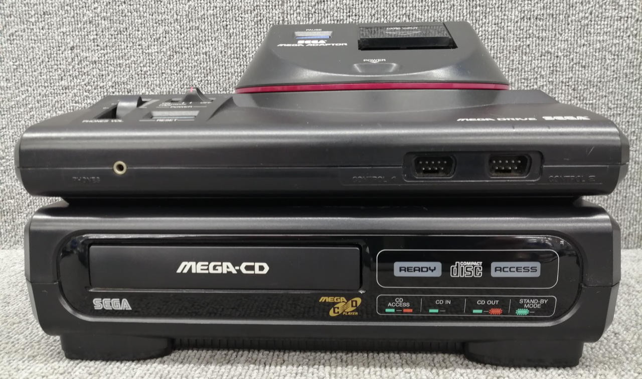 SEGA Mega Drive Genesis Mega CD Console Set HAA-2510 HAA-2910 Japan