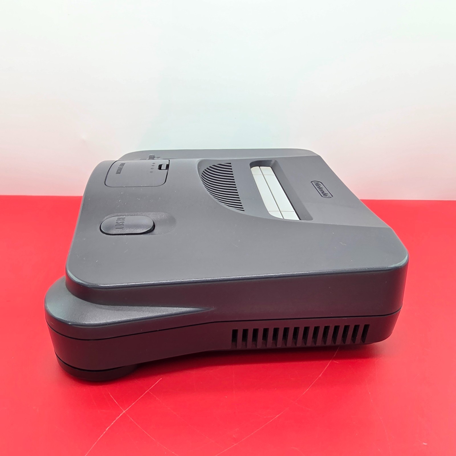 Nintendo 64 Console – Black – Grey Controller and Cables – N64 – Pal Eur