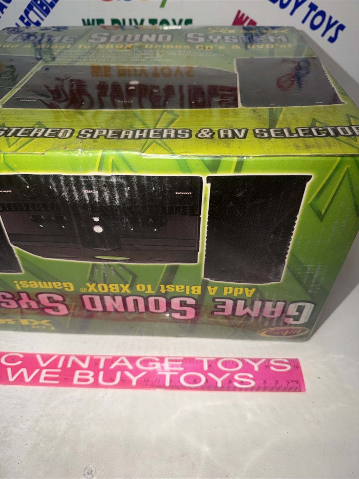 Original Intec Game Sound System For Xbox Stereo Speakers & AV Selector NEW 🔥