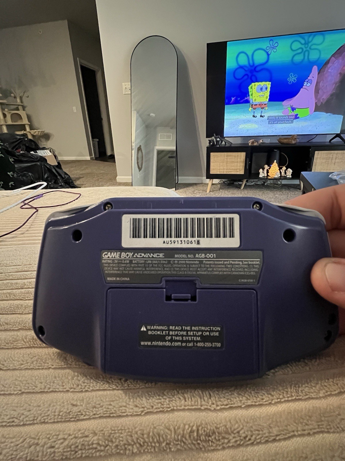 Nintendo Game Boy Advance Handheld System – Indigo