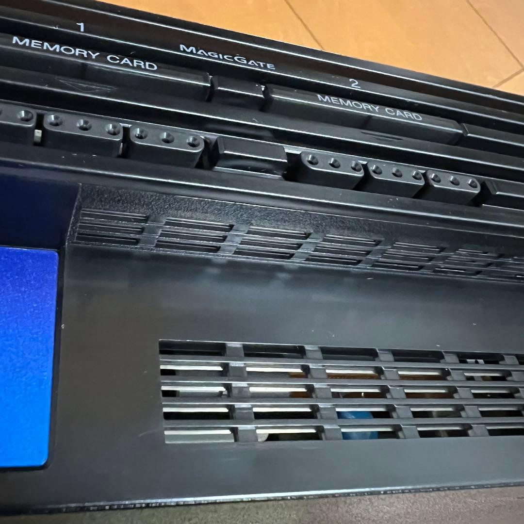 Sony PlayStation 2 Midnight Black SCPH-50000 Console Fat PS2 NTSC-J Tested Work