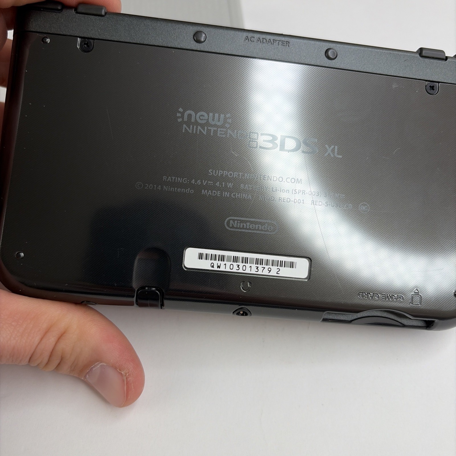 NICE! New Nintendo 3DS XL Gray Black Console Charger Stylus US Version