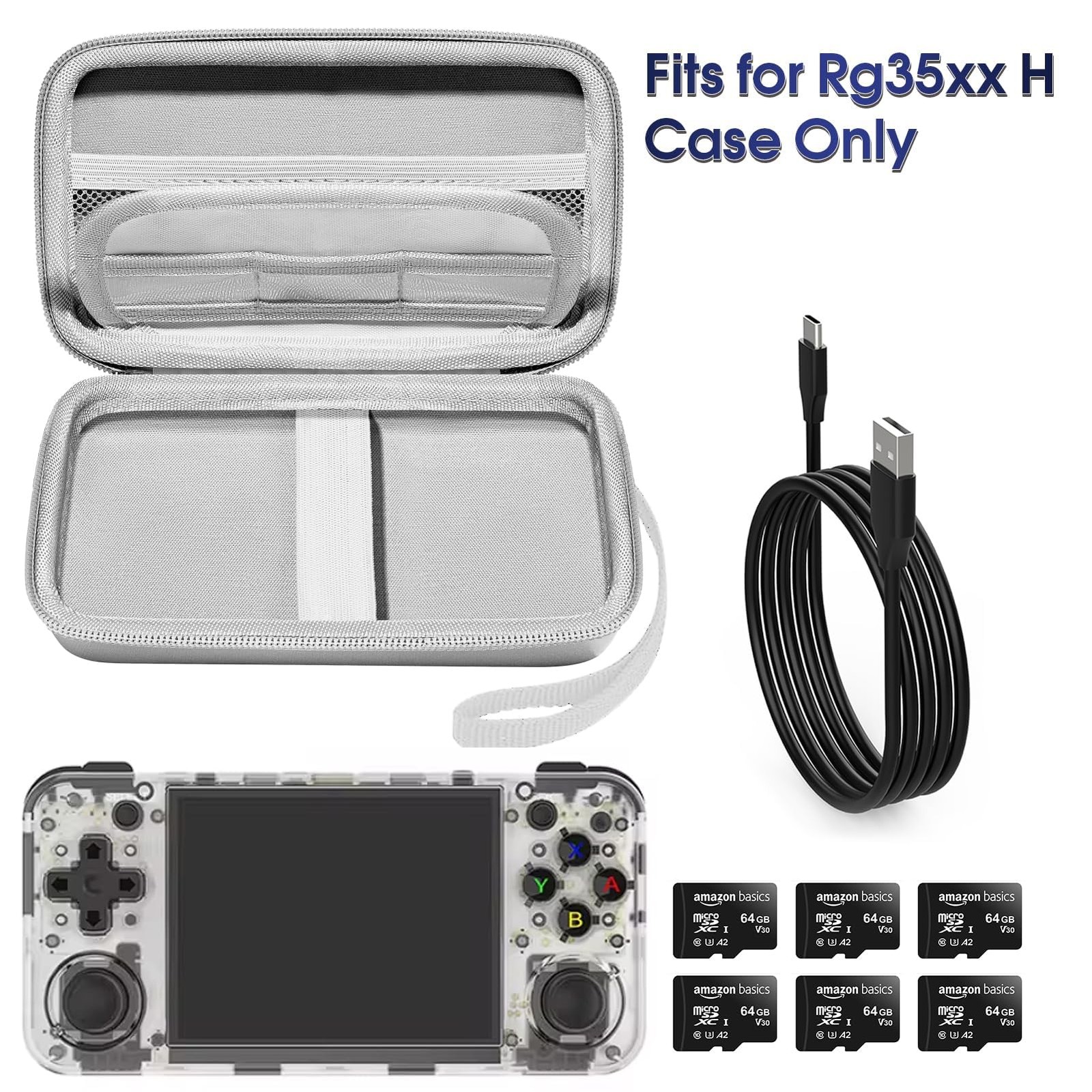 Case for Anbernic RG35XX H Case – Hard Carrying Holder Compatible with Retro …