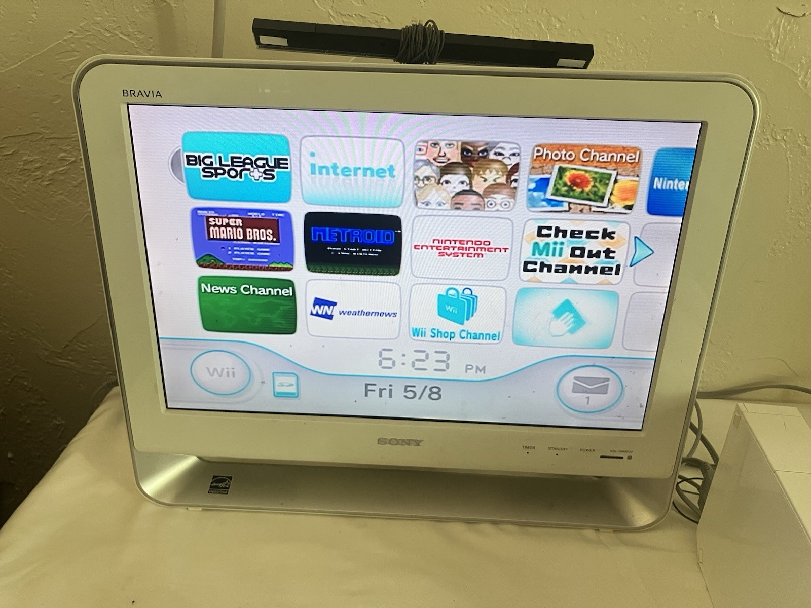 Nintendo Wii RVL-001 Console Bundle W/ Wii Sports, 3 Games & 4 Preloaded, +More!