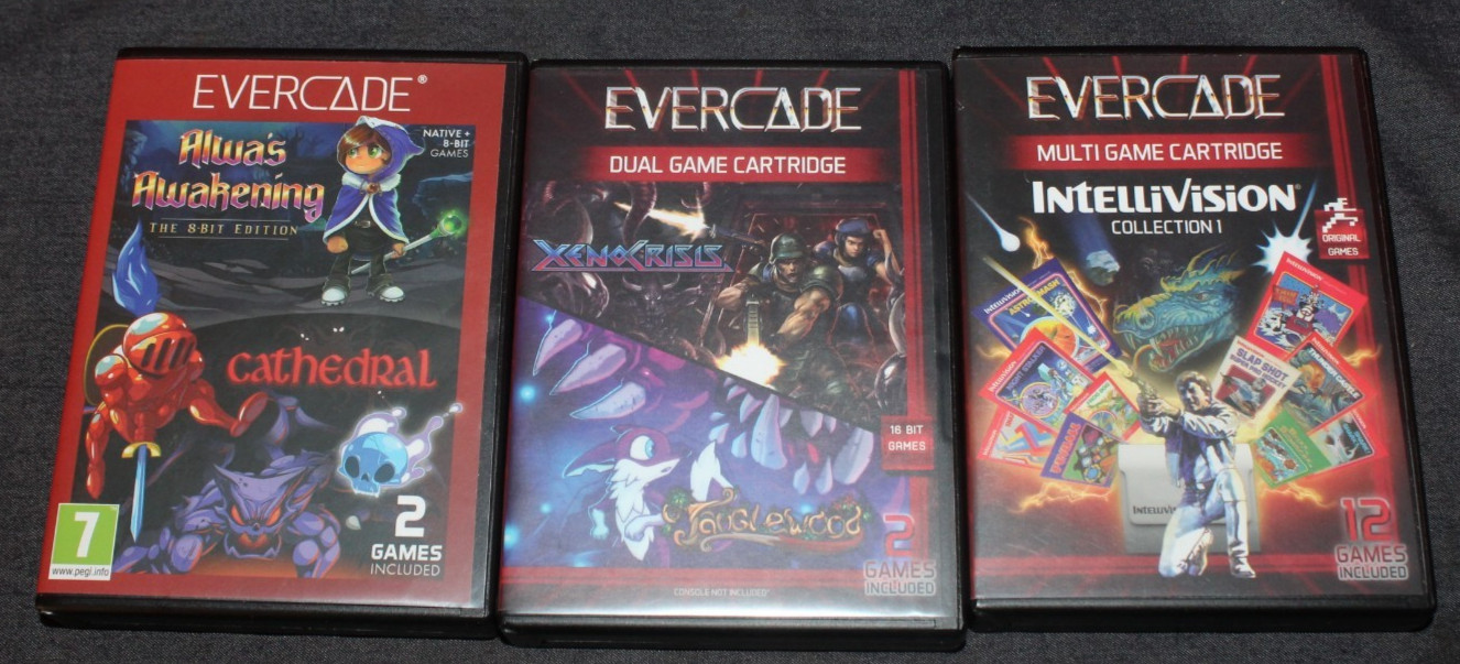 Evercade Console, 9 Games, Intellivision, Indie Heroes, Gaelco Acrade AO4079461
