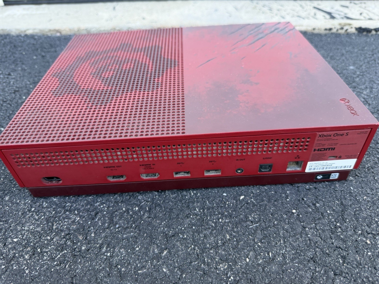 Microsoft Xbox One S Gears of War 4 Limited Edition 2 TB Crimson Red Console